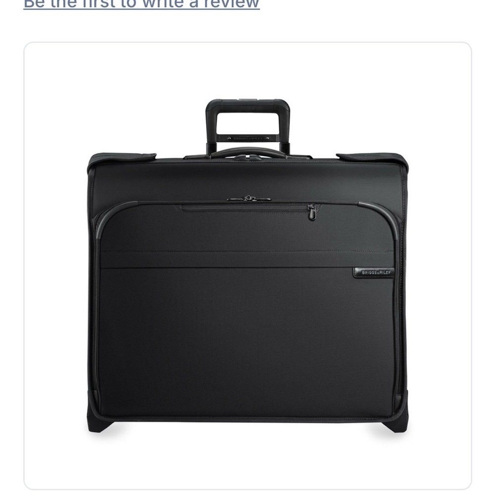Briggs and Riley Deluxe Wheeled Garment Bag, New!